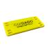 DNCNPICO-005-0 - PLACA DE IDENTIFICACAO DE CABO OPTICO ABNT - N 2 CCO (COM RELEVO) - AMARELO - DN-6421720010. - D-NET