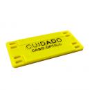 DNCNPICO-005-0 - PLACA DE IDENTIFICACAO DE CABO OPTICO ABNT - N 2 CCO (COM RELEVO) - AMARELO - DN-6421720010. - D-NET