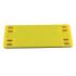 DNCNPICO-005-0 - PLACA DE IDENTIFICACAO DE CABO OPTICO ABNT - N 2 CCO (COM RELEVO) - AMARELO - DN-6421720010. - D-NET