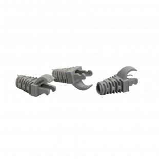 DNCNCCRJ-011-0 - CAPA(COVER) P/ CONECTOR RJ-45 EM ABS CINZA - DN-6221100010. - D-NET