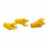 DNCNCCRJ-010-0 - CAPA(COVER) P/ CONECTOR RJ-45 EM ABS AMARELO - DN-6221700010. - D-NET