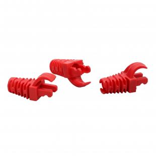 DNCNCCRJ-013-0 - CAPA(COVER) P/ CONECTOR RJ-45 EM ABS VERMELHO - DN-6221900010. - D-NET
