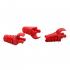 DNCNCCRJ-013-0 - CAPA(COVER) P/ CONECTOR RJ-45 EM ABS VERMELHO - DN-6221900010. - D-NET