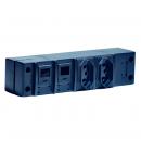 DNENPE2T-001-0 - PED  C/ 2 TOMADAS(NBR 14136 10A) C/ 2 COLARES RJ 45 FEMEA S/ CABO - DN-6600000010 - D-NET