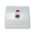 DNCNEP33-002-0 - ESPELHO PLASTICO 3X3 P/ 1 RJ-45 EM ABS BEGE - DN-6000500015 - D-NET