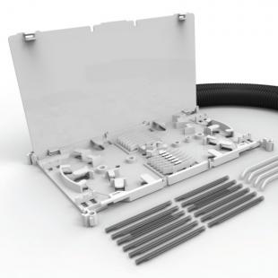 FETLDBTE-001-0 - BANDEJA DE EMENDA DIO A115/A270/B144/TERALAN ENT. STACK 12F PLASTICO (KIT) - 35260412 - LIGHTERA