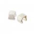 DNCNTCRJ-002-0 - TAMPA CEGA P/ RJ-45 EM ABS BRANCO (PCT 30) - DN-6000000010 - D-NET