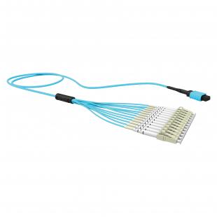 25500390 - CABO PRE-CONEC. HDMPO 12F MM (50.0) OM3 10 G LC-UPC/MPO-UP - 33900026 - LIGHTERA