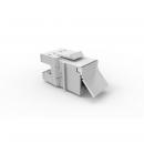 FEGLRJ06-014-5 - CONECTOR RJ-45 GIGALAN CAT.6 BRANCO (CAIXA COM 24) T568A/T568 FEMEA - 35060628. - LIGHTERA