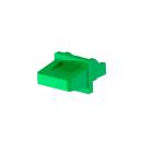 DNCNTPRJ-003-0 - TAMPA ANTI-POEIRA(DUST COVER) RJ-45 EM ABS VERDE (PCT 50) - DN-7320700010 - D-NET