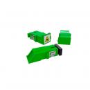 FELWAO1F-001-0 - ADAPTADOR OPTICO UMA FIBRA SC-APC ANGULAR COM SHUTTER (ACOPLADOR) VERDE (KIT COM 8 UN) - 35260479 - LIGHTERA