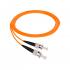 FETLPIEO-006-0 - EXTENSAO MONOFIBRA CONECT. MM (62.5) ST-UPC 1.5m COM ADAPT. - LSZH - LARANJA - D2 (2 PCS) - 35260965 - LIGHTERA
