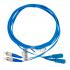 FETLCDA2-050-0 - CORDAO OPT. CON. MONOMODO (9/125) G657A2 2F DUPLEX ST-UPC/SC-UPC 2,5M LSZH AZUL - 33004472 - LIGHTERA