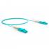 FETLCDO4-023-0 - CORDAO OPT. CON. MULTIMODO OM4 (50/125) 2F LC-UPC/LC-UPC  15,0M COG - ACQUA (A - B) - 35200880 - LIGHTERA