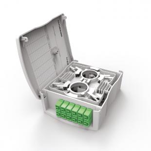 FETLDWMD-001-0 - DIO BW12 MODULO BASICO COM BANDEJA ARTICULADA PAREDE 12F CINZA - 35260276 - LIGHTERA