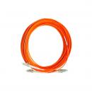 FETLCDO1-019-0 - CORDAO DUPLEX CONECT. 62.5 LC-UPC/LC-UPC 10.0M - LSZH - LARANJA (A - B) - 33004484 - LIGHTERA