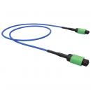 FETLSCO4-023-0 - SERVICE CABLE CON.  MULTIMODO OM4 (50/125) MPO-UPC(F)/MPO-UPC(M)  10,0M (D3.0) 12F ACQUA TIPO B - 33900880 - LIGHTERA