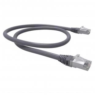FEGGPC6A-014-0 - PATCH CORD GIGALAN GREEN CAT.6A F/UTP (BLINDADO) 2,0M CINZA LSZH - 35085441 - LIGHTERA