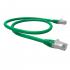 FEGGPC6A-036-0 - PATCH CORD GIGALAN GREEN CAT.6A F/UTP (BLINDADO) 15,0M VERDE LSZH - 35085408 - LIGHTERA
