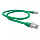 FEGGPC6A-036-0 - PATCH CORD GIGALAN GREEN CAT.6A F/UTP (BLINDADO) 15,0M VERDE LSZH - 35085408 - LIGHTERA