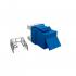 FEGLRJ06-003-5 - CONECTOR RJ-45 GIGALAN CAT.6  90/180G AZUL (CAIXA COM 24) T568A/T568 FEMEA - 35060627 - LIGHTERA