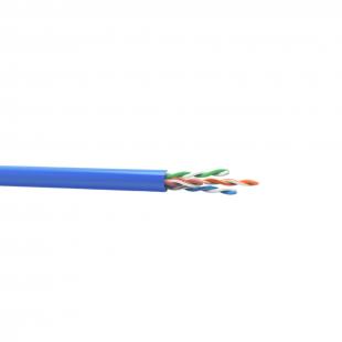 FESPCC5E-012-1 - CABO TRANSM. DADOS SOHOPLUS CAT.5E U/UTP 24 AWG X 4P AZUL CLARO CMX ROHS CX 100M - 23200186 - LIGHTERA