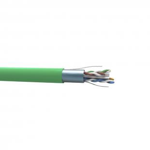 FEGLCC06-003-0 - CABO TRANSM. DADOS GIGALAN CAT.6 F/UTP (BLINDADO) 23 AWG X 4P VERDE LSZH-3 - 23360000 - LIGHTERA