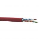 FEMLCC5E-015-0 - CABO TRANSM. DADOS MULTILAN CAT.5E U/UTP 24 AWG X 4P VERMELHO CM ROHS CX 305M - 23200097 - LIGHTERA
