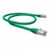 FEGGPC6A-011-0 - PATCH CORD GIGALAN GREEN CAT.6A F/UTP (BLINDADO) 1,5M VERDE LSZH - 35085402 - LIGHTERA