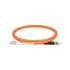 FETLCDO1-031-0 - CORDAO DUPLEX CONECTORIZADO 62.5 LC-UPC/ST-UPC 2.5M - LSZH - LARANJA - 33004517 - LIGHTERA