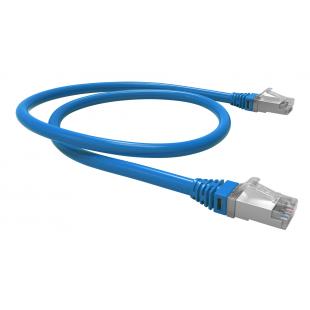 FEGGPC6A-026-0 - PATCH CORD GIGALAN GREEN CAT.6A F/UTP (BLINDADO) 5,0M AZUL  LSZH - 35085426 - LIGHTERA