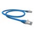 FEGGPC6A-026-0 - PATCH CORD GIGALAN GREEN CAT.6A F/UTP (BLINDADO) 5,0M AZUL  LSZH - 35085426 - LIGHTERA