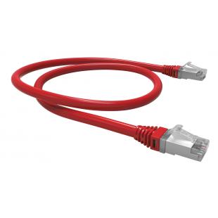 FEGGPC6A-029-0 - PATCH CORD GIGALAN GREEN CAT.6A F/UTP (BLINDADO) 5,0M VERMELHO LSZH - 35085466 - LIGHTERA