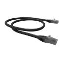 FEGLPC06-001-0 - PATCH CORD GIGALAN CAT.6 U/UTP 1,0M PRETO CM - 35123101 - LIGHTERA