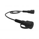 FEINPC5E-012-0 - PATCH CORD MULTILAN CAT.5E U/UTP INDUSTRIAL HIBRIDO 1.5M PRETO - CMX /TPU - 35109016 - LIGHTERA