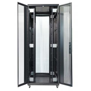 DNMTRSDP-002-0 - RACK SERVIDOR 19POL DESMONTAVEL PORTA PERF. 44U 600 X 1100 PRETO S/ GUIAS - DN-RSDP-44-60.110PT - D-NET