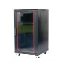 DNMTRSDV-003-0 - RACK SERVIDOR 19POL DESMONTAVEL PORTA VIDRO 28U 600 X 600 PRETO S/ GUIAS - DN-RSDV-28-60.60PT - D-NET