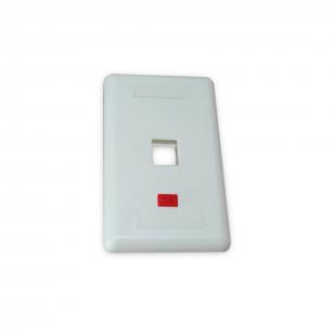 DNCNEP42-002-0 - ESPELHO PLASTICO 4X2 P/ 1 RJ-45 EM ABS BEGE - DN-6000500035 - D-NET