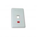 DNCNEP42-002-0 - ESPELHO PLASTICO 4X2 P/ 1 RJ-45 EM ABS BEGE - DN-6000500035 - D-NET