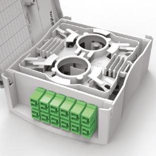 FETLDWMD-001-0 - DIO BW12 MODULO BASICO COM BANDEJA ARTICULADA PAREDE 12F CINZA - 35260276 - LIGHTERA