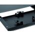 FETLADBD-001-0 - ACESSORIO DIO BANDEJA ACOMODACAO DE CORDAO 19 POL/1U  METALICO PRETO - 35261015 - LIGHTERA