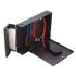 FETLD5MD-001-0 - DIO A115 MODULO BASICO COM DUAS BANDEJAS  PAREDE 24F PRETO - 31003008 - LIGHTERA