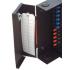 FETLD5MD-001-0 - DIO A115 MODULO BASICO COM DUAS BANDEJAS  PAREDE 24F PRETO - 31003008 - LIGHTERA