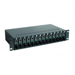 DNCVCOTA-001-0 - CHASSI PARA CONVERSOR C/ 14 ESPACOS   E ALIMENTAO AC - DN-MCCO-214 - D-NET