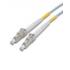 FETLCDO4-002-0 - CORDAO OPT. CON. MULTIMODO OM4 (50/125) 2F DUPLEX SC-UPC/LC-UPC 2,5M LSZH ACQUA - 35200770 - LIGHTERA