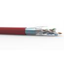 FEGLCC06-002-0 - CABO TRANSM. DADOS GIGALAN CAT.6 F/UTP (BLINDADO) 23 AWG X 4P VERMELHO CM - 23360001 - LIGHTERA