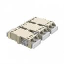 FETLAOAC-003-0 - ADAPTADOR OPTICO ACOPLADOR LC-PC DUPLEX  BEGE (KIT COM 1 UN) - 35260342 - LIGHTERA