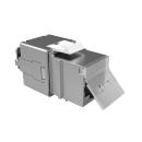 FEINRJ5E-003-6 - CONECTOR RJ-45 MULTILAN CAT.5E  INDUSTRIAL PRATA T568A/T568 FEMEA BLINDADO - 35060500 - LIGHTERA
