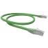 FEGGPC06-025-0 - PATCH CORD GIGALAN GREEN CAT.6 U/UTP 2,0M VERDE LSZH - 35123213 - LIGHTERA
