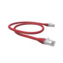 FEGLPC6A-018-0 - PATCH CORD GIGALAN CAT.6A F/UTP (BLINDADO) 2,5M VERMELHO CM - 35085015 - LIGHTERA